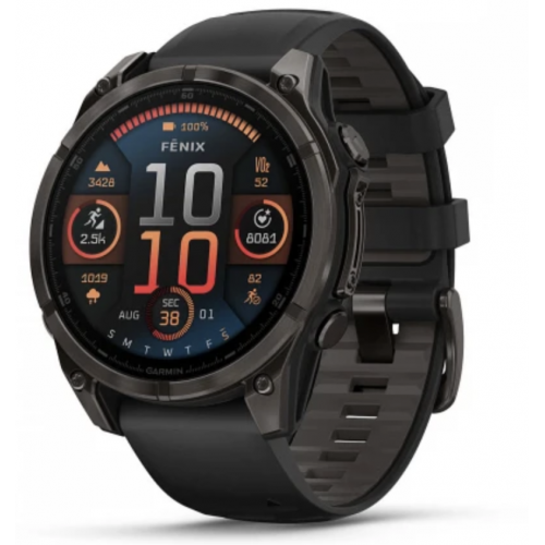 Garmin Fenix 8 51 Sapphire Solar Carbon Gray DLC Titanium